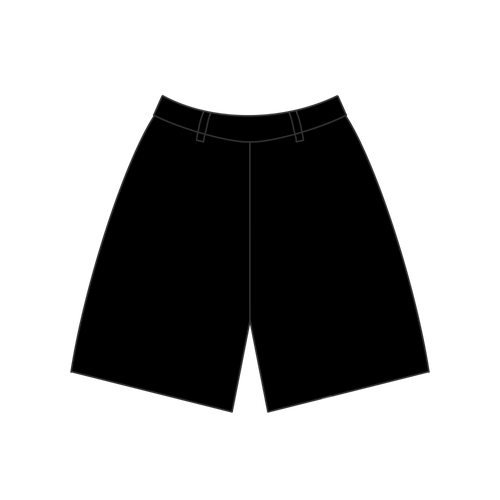 Pleated shorts - Black