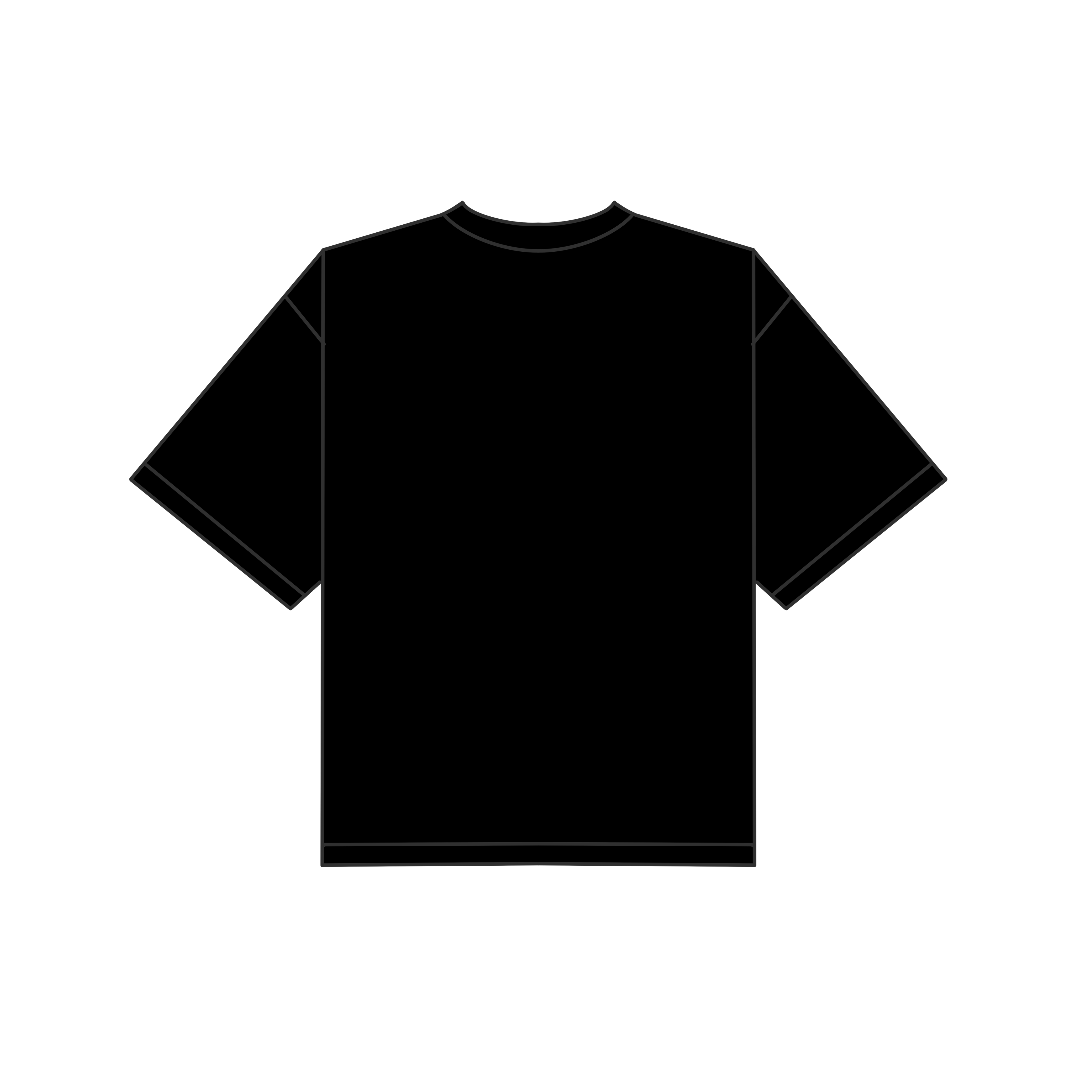Blank tee - Black