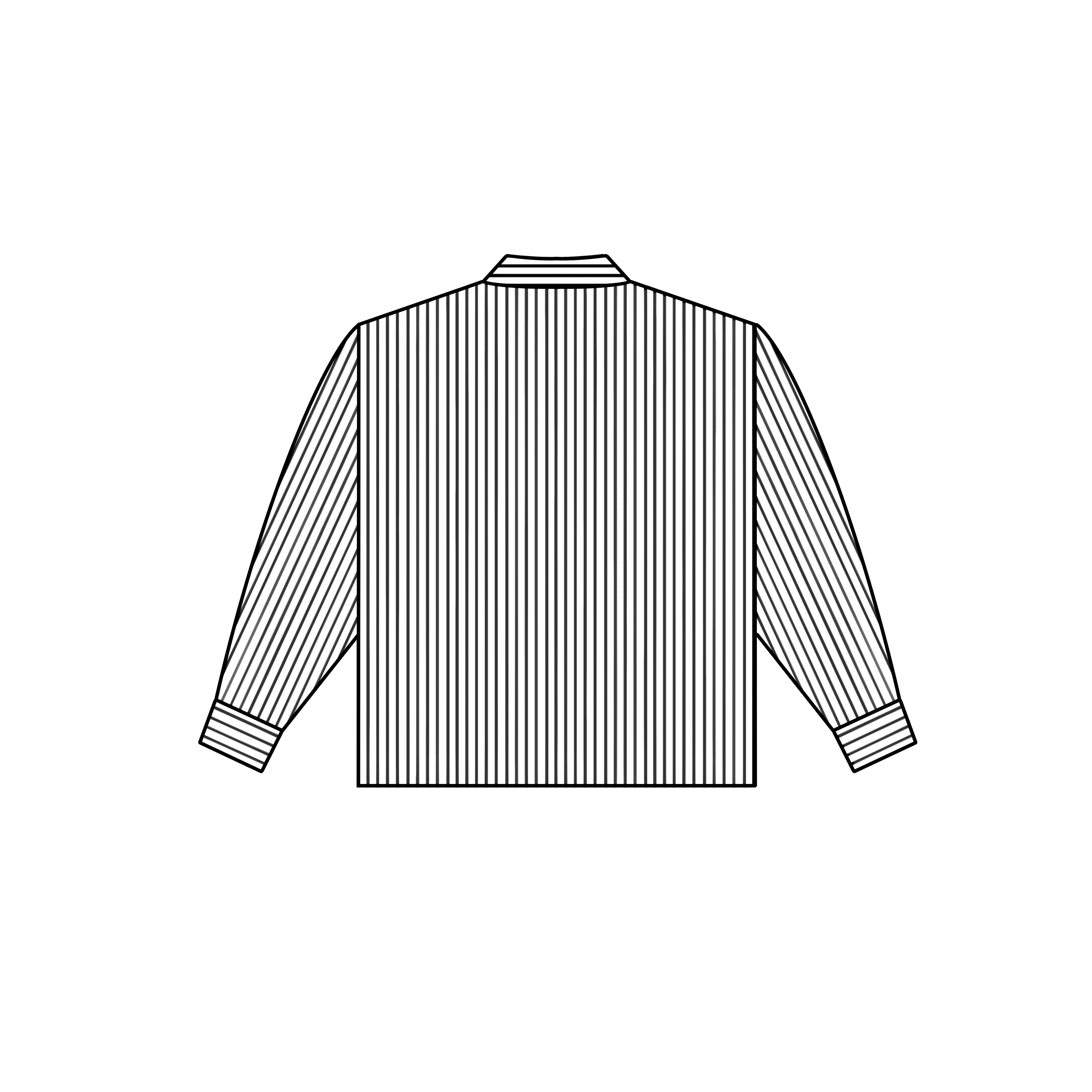 Striped shirt - beige