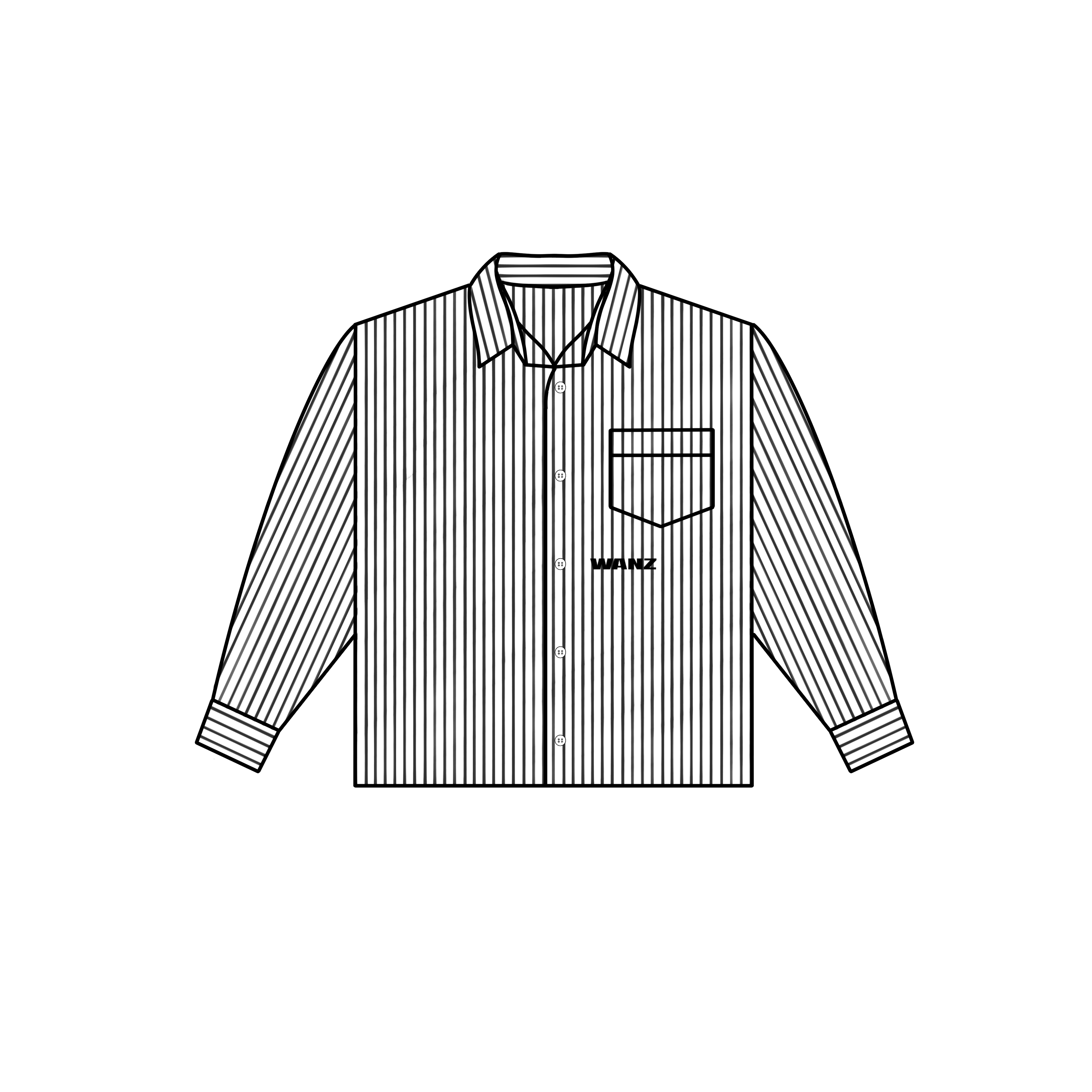 Striped shirt - White